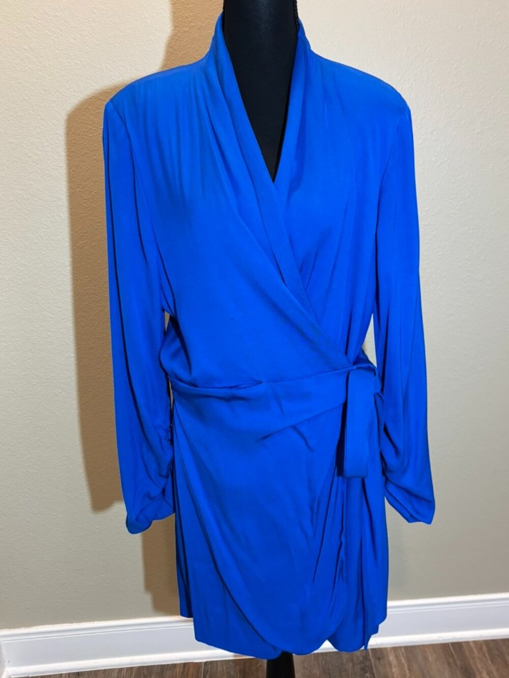 NWT Zara Jacket Dress Royal Blue